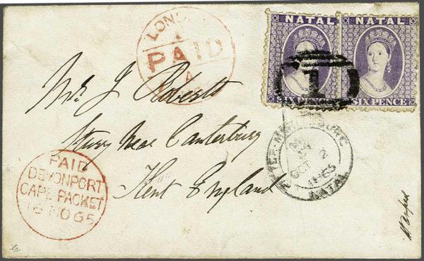 Lot 6109 - brit. colonies natal - Corinphila Auction AG Day 3 - Great Britain, British Colonies, Pre-Union South Africa - the Besançon Collection (Part Ii) Lot 6109 - brit. colonies natal - Corinphila Auction AG Day 3 - Great Britain, British Colonies, Pre-Union South Africa - the Besançon Collection (Part Ii)