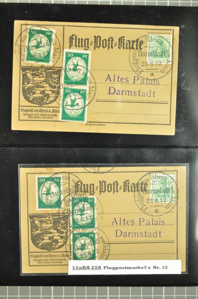 Lot 2510 - germany dt. reich -  Corinphila Auction AG Day 4- Europe & Overseas, Zeppelin-Mail, Die Sammlung Erivan (Part I), Schweiz & Liechtenstein