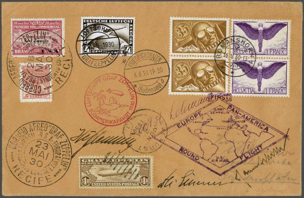 Lot 5203 - Switzerland Switzerland - Corinphila Auction AG Day 4- Europe & Overseas, Zeppelin-Mail, Die Sammlung Erivan (Part I), Schweiz & Liechtenstein Lot 5203 - Switzerland Switzerland - Corinphila Auction AG Day 4- Europe & Overseas, Zeppelin-Mail, Die Sammlung Erivan (Part I), Schweiz & Liechtenstein
