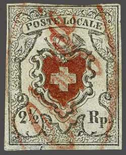Lot 7318 - Switzerland Federal stamps -  Corinphila Auction AG Day 5- Schweiz - Die Sammlung Erivan (Teil 1), Die Sammlung Jack Luder (Teil 5), Schweiz & Liechtenstein