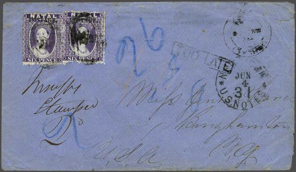 Lot 6122 - brit. colonies natal - Corinphila Auction AG Day 3 - Great Britain, British Colonies, Pre-Union South Africa - the Besançon Collection (Part Ii) Lot 6122 - brit. colonies natal - Corinphila Auction AG Day 3 - Great Britain, British Colonies, Pre-Union South Africa - the Besançon Collection (Part Ii)