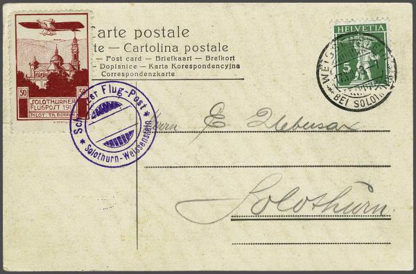 Lot 8305 - Switzerland airmail -  Corinphila Auction AG Day 4- Europe & Overseas, Zeppelin-Mail, Die Sammlung Erivan (Part I), Schweiz & Liechtenstein