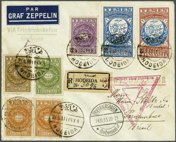 Lot 5169 - Overseas yemen kingdom - Corinphila Auction AG Day 4- Europe & Overseas, Zeppelin-Mail, Die Sammlung Erivan (Part I), Schweiz & Liechtenstein Lot 5169 - Overseas yemen kingdom - Corinphila Auction AG Day 4- Europe & Overseas, Zeppelin-Mail, Die Sammlung Erivan (Part I), Schweiz & Liechtenstein