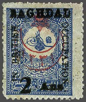 Lot 2215 - brit. colonies Brit.Occup. Bagdad - Corinphila Auction AG Day 3 - Great Britain, British Colonies, Pre-Union South Africa - the Besançon Collection (Part Ii) Lot 2215 - brit. colonies Brit.Occup. Bagdad - Corinphila Auction AG Day 3 - Great Britain, British Colonies, Pre-Union South Africa - the Besançon Collection (Part Ii)