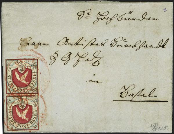 Lot 7015 - Switzerland basle - Corinphila Auction AG Day 5- Schweiz - Die Sammlung Erivan (Teil 1), Die Sammlung Jack Luder (Teil 5), Schweiz & Liechtenstein Lot 7015 - Switzerland basle - Corinphila Auction AG Day 5- Schweiz - Die Sammlung Erivan (Teil 1), Die Sammlung Jack Luder (Teil 5), Schweiz & Liechtenstein