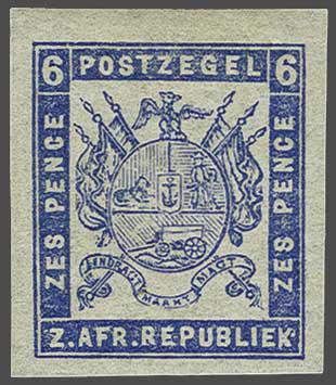 Lot 6274 - brit. colonies transvaal -  Corinphila Auction AG Day 3 - Great Britain, British Colonies, Pre-Union South Africa - the Besançon Collection (Part Ii)