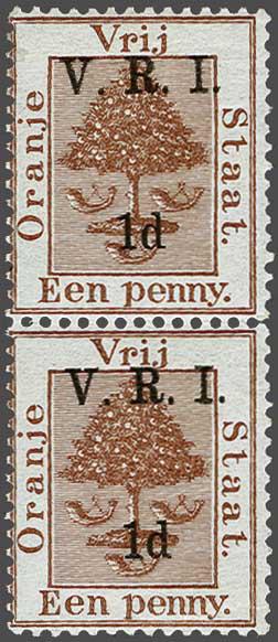 Lot 6224 - brit. colonies Orange Freestate -  Corinphila Auction AG Day 3 - Great Britain, British Colonies, Pre-Union South Africa - the Besançon Collection (Part Ii)