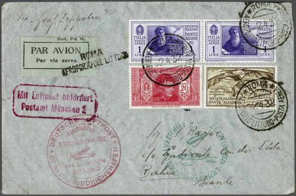 Lot 2513 - europe Italy - Corinphila Auction AG Day 4- Europe & Overseas, Zeppelin-Mail, Die Sammlung Erivan (Part I), Schweiz & Liechtenstein Lot 2513 - europe Italy - Corinphila Auction AG Day 4- Europe & Overseas, Zeppelin-Mail, Die Sammlung Erivan (Part I), Schweiz & Liechtenstein