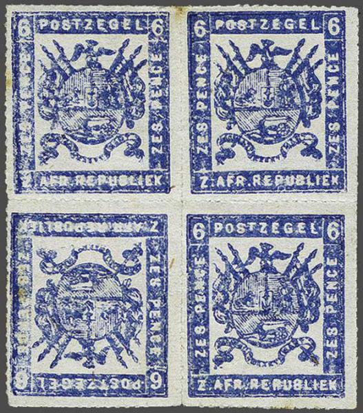 Lot 6292 - brit. colonies transvaal - Corinphila Auction AG Day 3 - Great Britain, British Colonies, Pre-Union South Africa - the Besançon Collection (Part Ii) Lot 6292 - brit. colonies transvaal - Corinphila Auction AG Day 3 - Great Britain, British Colonies, Pre-Union South Africa - the Besançon Collection (Part Ii)
