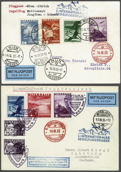 Lot 8364 - Switzerland airmail - Corinphila Auction AG Day 4- Europe & Overseas, Zeppelin-Mail, Die Sammlung Erivan (Part I), Schweiz & Liechtenstein Lot 8364 - Switzerland airmail - Corinphila Auction AG Day 4- Europe & Overseas, Zeppelin-Mail, Die Sammlung Erivan (Part I), Schweiz & Liechtenstein