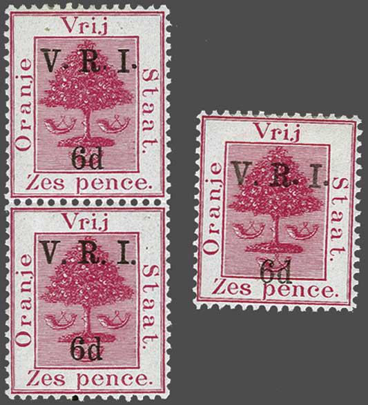 Lot 6242 - brit. colonies Orange Freestate -  Corinphila Auction AG Day 3 - Great Britain, British Colonies, Pre-Union South Africa - the Besançon Collection (Part Ii)