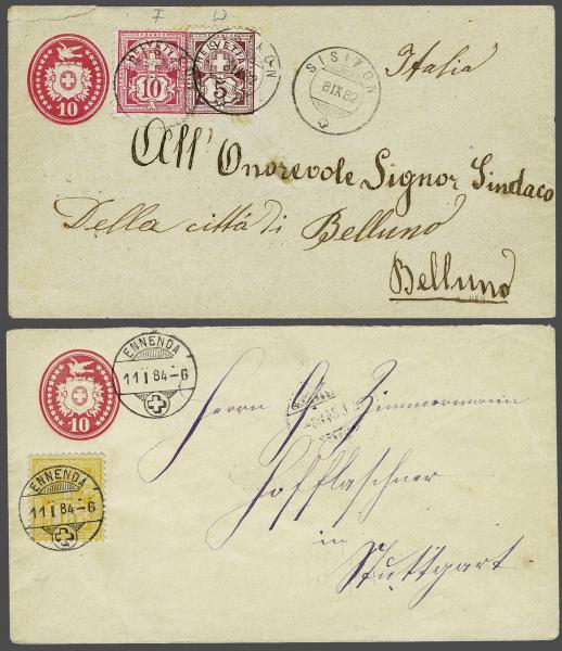 Lot 7518 - Switzerland Standing Helvetia, Numerals, UPU - Corinphila Auction AG Day 5- Schweiz - Die Sammlung Erivan (Teil 1), Die Sammlung Jack Luder (Teil 5), Schweiz & Liechtenstein Lot 7518 - Switzerland Standing Helvetia, Numerals, UPU - Corinphila Auction AG Day 5- Schweiz - Die Sammlung Erivan (Teil 1), Die Sammlung Jack Luder (Teil 5), Schweiz & Liechtenstein