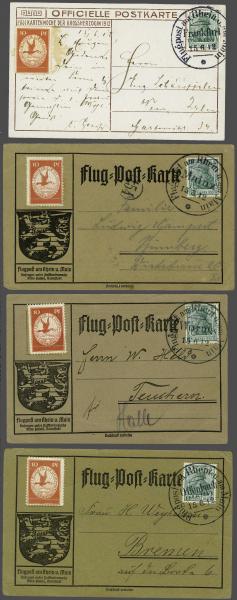 Lot 2494 - germany dt. reich - Corinphila Auction AG Day 4- Europe & Overseas, Zeppelin-Mail, Die Sammlung Erivan (Part I), Schweiz & Liechtenstein Lot 2494 - germany dt. reich - Corinphila Auction AG Day 4- Europe & Overseas, Zeppelin-Mail, Die Sammlung Erivan (Part I), Schweiz & Liechtenstein