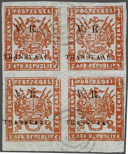 Lot 6340 - brit. colonies transvaal - Corinphila Auction AG Day 3 - Great Britain, British Colonies, Pre-Union South Africa - the Besançon Collection (Part Ii) Lot 6340 - brit. colonies transvaal - Corinphila Auction AG Day 3 - Great Britain, British Colonies, Pre-Union South Africa - the Besançon Collection (Part Ii)