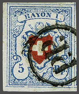 Lot 7177 - Switzerland rayon i light blue - Corinphila Auction AG Day 5- Schweiz - Die Sammlung Erivan (Teil 1), Die Sammlung Jack Luder (Teil 5), Schweiz & Liechtenstein Lot 7177 - Switzerland rayon i light blue - Corinphila Auction AG Day 5- Schweiz - Die Sammlung Erivan (Teil 1), Die Sammlung Jack Luder (Teil 5), Schweiz & Liechtenstein