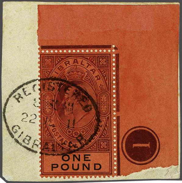 Lot 2122 - brit. colonies Gibraltar - Corinphila Auction AG Day 3 - Great Britain, British Colonies, Pre-Union South Africa - the Besançon Collection (Part Ii) Lot 2122 - brit. colonies Gibraltar - Corinphila Auction AG Day 3 - Great Britain, British Colonies, Pre-Union South Africa - the Besançon Collection (Part Ii)