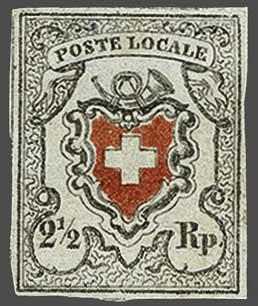 Lot 7313 - Switzerland Federal stamps -  Corinphila Auction AG Day 5- Schweiz - Die Sammlung Erivan (Teil 1), Die Sammlung Jack Luder (Teil 5), Schweiz & Liechtenstein