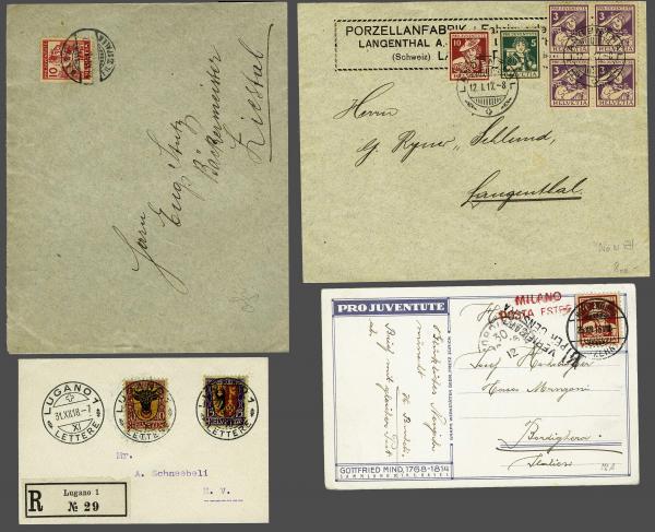 Lot 8091 - Switzerland pro juventute -  Corinphila Auction AG Day 4- Europe & Overseas, Zeppelin-Mail, Die Sammlung Erivan (Part I), Schweiz & Liechtenstein