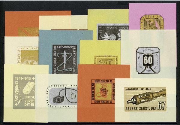Lot 8270 - Switzerland soldier stamps - Corinphila Auction AG Day 4- Europe & Overseas, Zeppelin-Mail, Die Sammlung Erivan (Part I), Schweiz & Liechtenstein Lot 8270 - Switzerland soldier stamps - Corinphila Auction AG Day 4- Europe & Overseas, Zeppelin-Mail, Die Sammlung Erivan (Part I), Schweiz & Liechtenstein