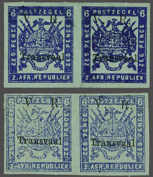 Lot 6367 - brit. colonies transvaal -  Corinphila Auction AG Day 3 - Great Britain, British Colonies, Pre-Union South Africa - the Besançon Collection (Part Ii)