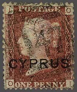 Lot 1879 - brit. colonies Cyprus - Corinphila Auction AG Day 3 - Great Britain, British Colonies, Pre-Union South Africa - the Besançon Collection (Part Ii) Lot 1879 - brit. colonies Cyprus - Corinphila Auction AG Day 3 - Great Britain, British Colonies, Pre-Union South Africa - the Besançon Collection (Part Ii)