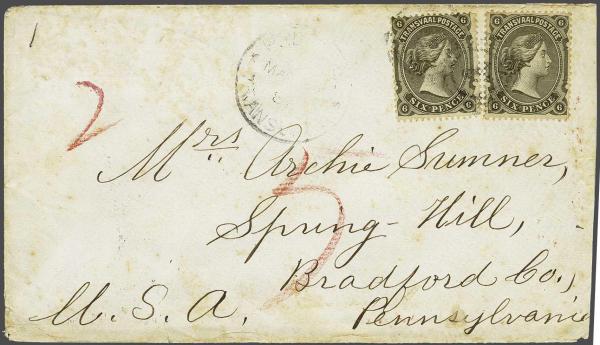 Lot 6391 - brit. colonies transvaal -  Corinphila Auction AG Day 3 - Great Britain, British Colonies, Pre-Union South Africa - the Besançon Collection (Part Ii)