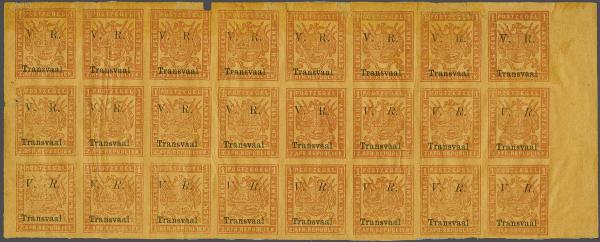 Lot 6361 - brit. colonies transvaal -  Corinphila Auction AG Day 3 - Great Britain, British Colonies, Pre-Union South Africa - the Besançon Collection (Part Ii)