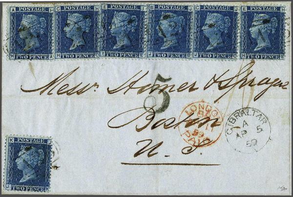 Lot 2059 - brit. colonies Gibraltar - Corinphila Auction AG Day 3 - Great Britain, British Colonies, Pre-Union South Africa - the Besançon Collection (Part Ii) Lot 2059 - brit. colonies Gibraltar - Corinphila Auction AG Day 3 - Great Britain, British Colonies, Pre-Union South Africa - the Besançon Collection (Part Ii)