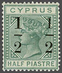Lot 1922 - brit. colonies Cyprus -  Corinphila Auction AG Day 3 - Great Britain, British Colonies, Pre-Union South Africa - the Besançon Collection (Part Ii)