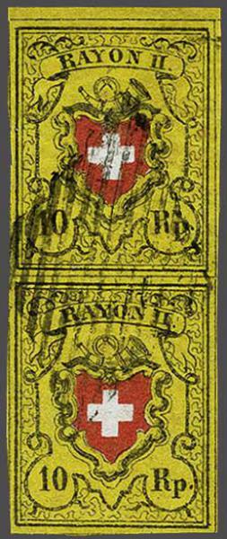 Lot 7363 - Switzerland rayon ii - Corinphila Auction AG Day 5- Schweiz - Die Sammlung Erivan (Teil 1), Die Sammlung Jack Luder (Teil 5), Schweiz & Liechtenstein Lot 7363 - Switzerland rayon ii - Corinphila Auction AG Day 5- Schweiz - Die Sammlung Erivan (Teil 1), Die Sammlung Jack Luder (Teil 5), Schweiz & Liechtenstein