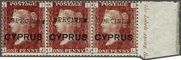 Lot 1870 - brit. colonies Cyprus - Corinphila Auction AG Day 3 - Great Britain, British Colonies, Pre-Union South Africa - the Besançon Collection (Part Ii) Lot 1870 - brit. colonies Cyprus - Corinphila Auction AG Day 3 - Great Britain, British Colonies, Pre-Union South Africa - the Besançon Collection (Part Ii)