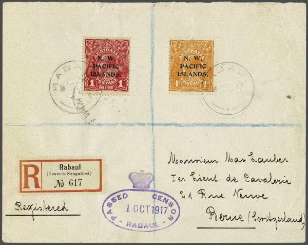 Lot 1796 - brit. colonies new guinea -  Corinphila Auction AG Day 3 - Great Britain, British Colonies, Pre-Union South Africa - the Besançon Collection (Part Ii)