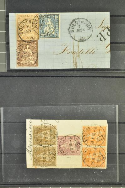 Lot 8444 - Switzerland sitting helvetia perf. -  Corinphila Auction AG Day 4- Europe & Overseas, Zeppelin-Mail, Die Sammlung Erivan (Part I), Schweiz & Liechtenstein