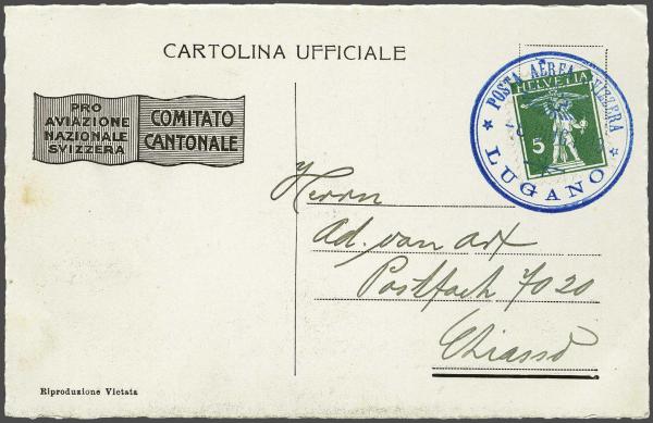 Lot 8301 - Switzerland airmail -  Corinphila Auction AG Day 4- Europe & Overseas, Zeppelin-Mail, Die Sammlung Erivan (Part I), Schweiz & Liechtenstein