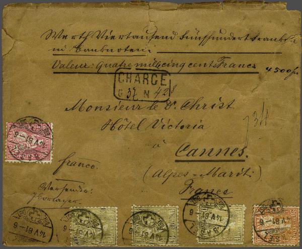 Lot 7489 - Switzerland sitting helvetia perf. -  Corinphila Auction AG Day 5- Schweiz - Die Sammlung Erivan (Teil 1), Die Sammlung Jack Luder (Teil 5), Schweiz & Liechtenstein