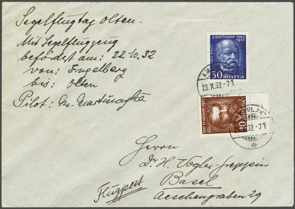 Lot 8356 - Switzerland airmail - Corinphila Auction AG Day 4- Europe & Overseas, Zeppelin-Mail, Die Sammlung Erivan (Part I), Schweiz & Liechtenstein Lot 8356 - Switzerland airmail - Corinphila Auction AG Day 4- Europe & Overseas, Zeppelin-Mail, Die Sammlung Erivan (Part I), Schweiz & Liechtenstein