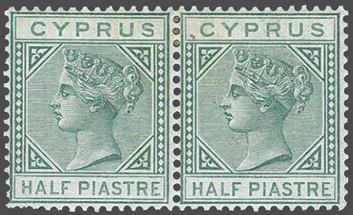 Lot 1909 - brit. colonies Cyprus - Corinphila Auction AG Day 3 - Great Britain, British Colonies, Pre-Union South Africa - the Besançon Collection (Part Ii) Lot 1909 - brit. colonies Cyprus - Corinphila Auction AG Day 3 - Great Britain, British Colonies, Pre-Union South Africa - the Besançon Collection (Part Ii)