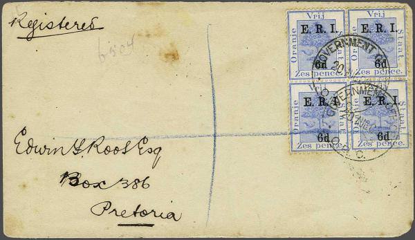 Lot 6249 - brit. colonies Orange Freestate -  Corinphila Auction AG Day 3 - Great Britain, British Colonies, Pre-Union South Africa - the Besançon Collection (Part Ii)