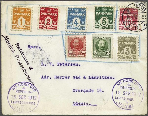 Lot 5023 - europe Denmark -  Corinphila Auction AG Day 4- Europe & Overseas, Zeppelin-Mail, Die Sammlung Erivan (Part I), Schweiz & Liechtenstein