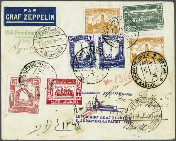 Lot 5113 - Overseas Afghanistan - Corinphila Auction AG Day 4- Europe & Overseas, Zeppelin-Mail, Die Sammlung Erivan (Part I), Schweiz & Liechtenstein Lot 5113 - Overseas Afghanistan - Corinphila Auction AG Day 4- Europe & Overseas, Zeppelin-Mail, Die Sammlung Erivan (Part I), Schweiz & Liechtenstein