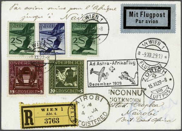 Lot 8348 - Switzerland airmail - Corinphila Auction AG Day 4- Europe & Overseas, Zeppelin-Mail, Die Sammlung Erivan (Part I), Schweiz & Liechtenstein Lot 8348 - Switzerland airmail - Corinphila Auction AG Day 4- Europe & Overseas, Zeppelin-Mail, Die Sammlung Erivan (Part I), Schweiz & Liechtenstein
