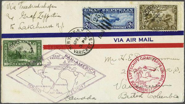 Lot 5069 - brit. colonies Canada -  Corinphila Auction AG Day 4- Europe & Overseas, Zeppelin-Mail, Die Sammlung Erivan (Part I), Schweiz & Liechtenstein