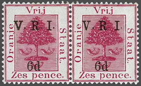 Lot 6246 - brit. colonies Orange Freestate -  Corinphila Auction AG Day 3 - Great Britain, British Colonies, Pre-Union South Africa - the Besançon Collection (Part Ii)