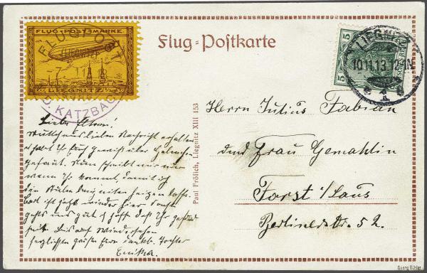 Lot 5028 - germany zeppelin mail -  Corinphila Auction AG Day 4- Europe & Overseas, Zeppelin-Mail, Die Sammlung Erivan (Part I), Schweiz & Liechtenstein