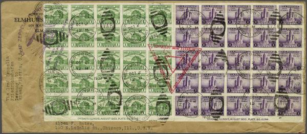 Lot 5091 - Overseas usa -  Corinphila Auction AG Day 4- Europe & Overseas, Zeppelin-Mail, Die Sammlung Erivan (Part I), Schweiz & Liechtenstein
