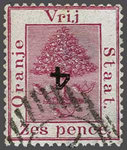 Lot 6204 - brit. colonies Orange Freestate - Corinphila Auction AG Day 3 - Great Britain, British Colonies, Pre-Union South Africa - the Besançon Collection (Part Ii) Lot 6204 - brit. colonies Orange Freestate - Corinphila Auction AG Day 3 - Great Britain, British Colonies, Pre-Union South Africa - the Besançon Collection (Part Ii)