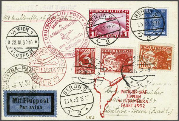 Lot 5189 - europe Austria - Corinphila Auction AG Day 4- Europe & Overseas, Zeppelin-Mail, Die Sammlung Erivan (Part I), Schweiz & Liechtenstein Lot 5189 - europe Austria - Corinphila Auction AG Day 4- Europe & Overseas, Zeppelin-Mail, Die Sammlung Erivan (Part I), Schweiz & Liechtenstein