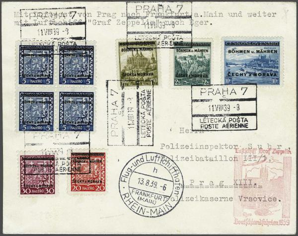 Lot 5110 - germany zeppelin mail - Corinphila Auction AG Day 4- Europe & Overseas, Zeppelin-Mail, Die Sammlung Erivan (Part I), Schweiz & Liechtenstein Lot 5110 - germany zeppelin mail - Corinphila Auction AG Day 4- Europe & Overseas, Zeppelin-Mail, Die Sammlung Erivan (Part I), Schweiz & Liechtenstein