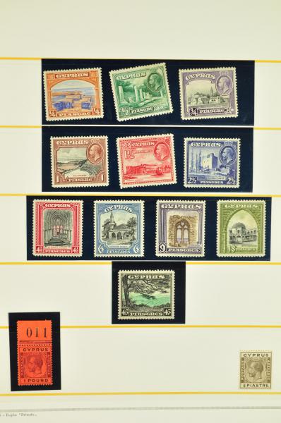 Lot 1959 - brit. colonies Cyprus - Corinphila Auction AG Day 3 - Great Britain, British Colonies, Pre-Union South Africa - the Besançon Collection (Part Ii) Lot 1959 - brit. colonies Cyprus - Corinphila Auction AG Day 3 - Great Britain, British Colonies, Pre-Union South Africa - the Besançon Collection (Part Ii)