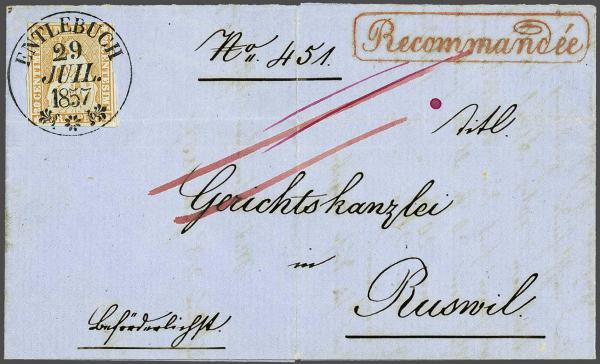 Lot 7455 - Switzerland Sitting Helvetia imperf. 'Strubel' - Corinphila Auction AG Day 5- Schweiz - Die Sammlung Erivan (Teil 1), Die Sammlung Jack Luder (Teil 5), Schweiz & Liechtenstein Lot 7455 - Switzerland Sitting Helvetia imperf. 'Strubel' - Corinphila Auction AG Day 5- Schweiz - Die Sammlung Erivan (Teil 1), Die Sammlung Jack Luder (Teil 5), Schweiz & Liechtenstein